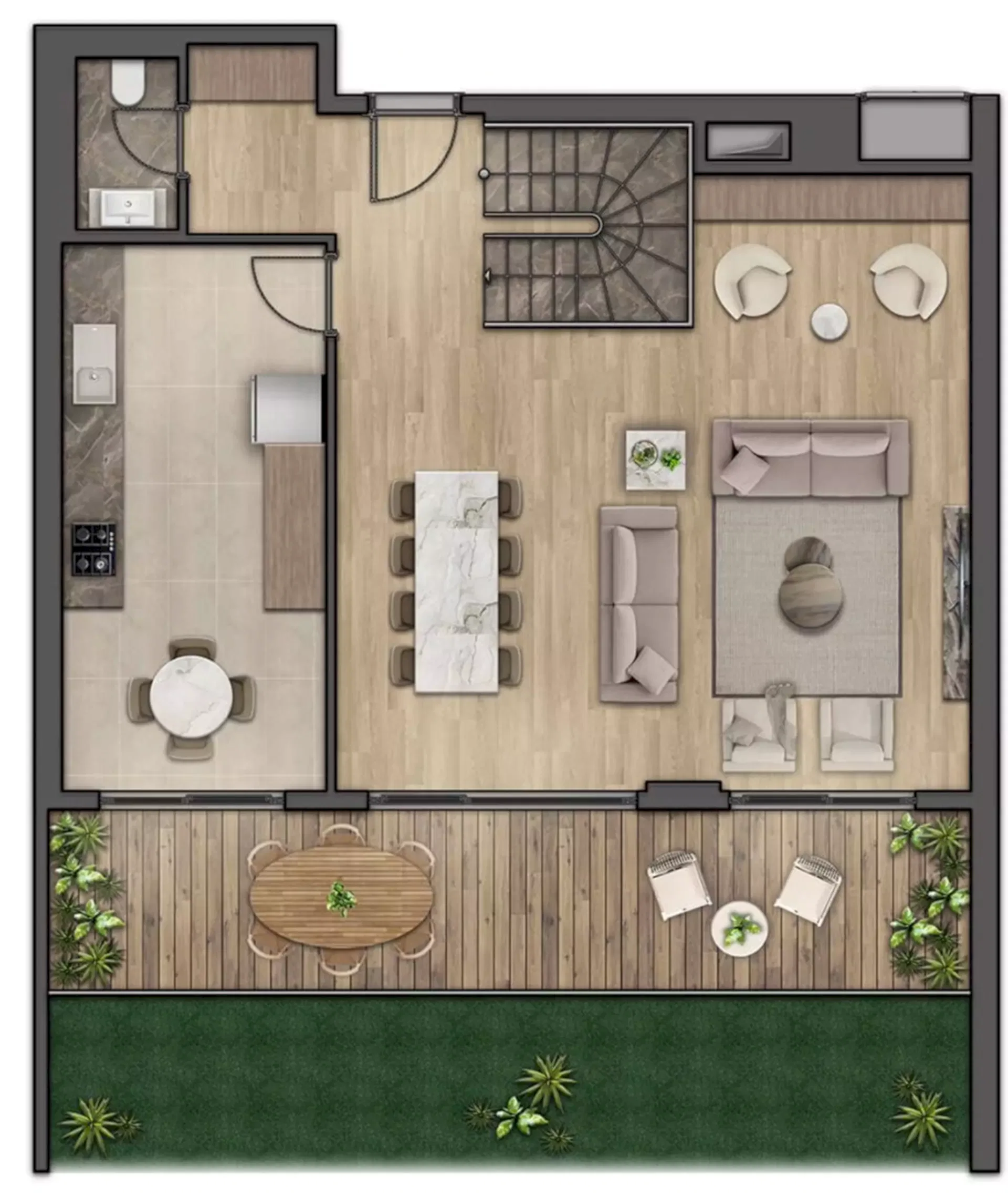 2D Plan Çizimi ve 3D Görselleştirme